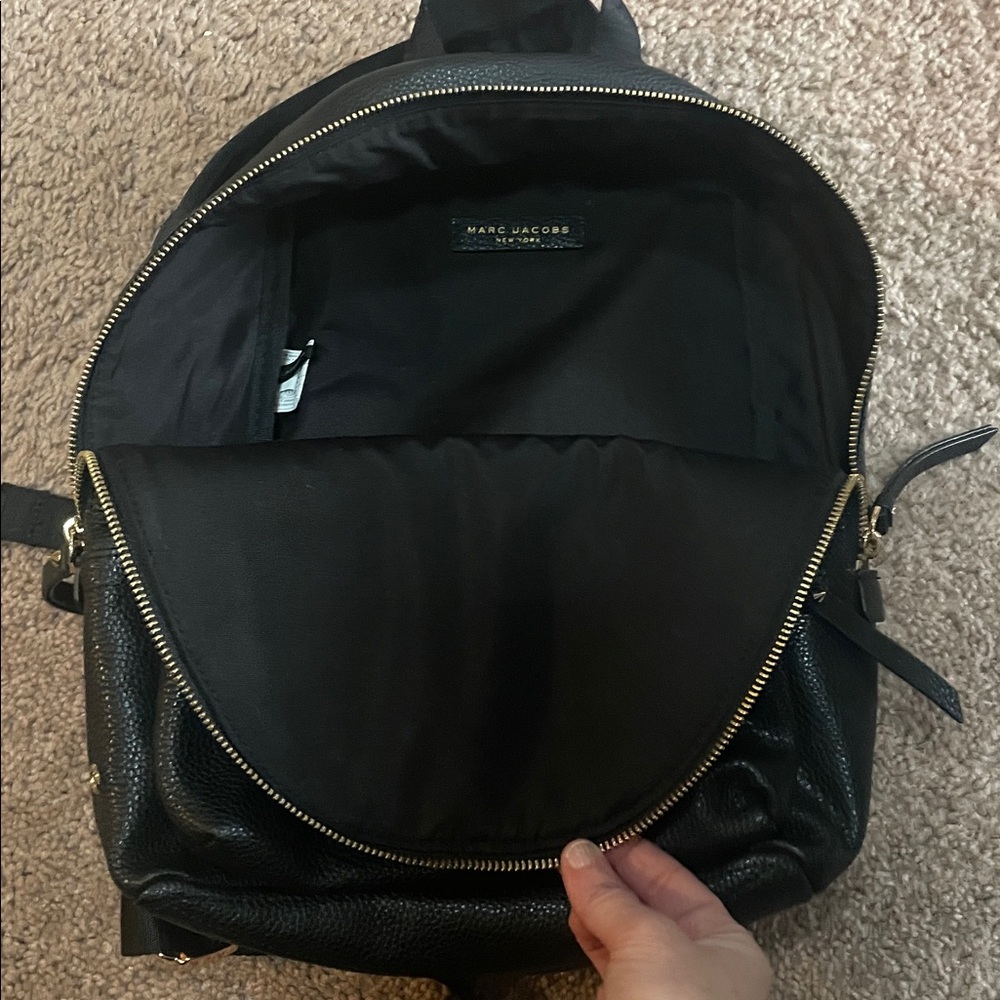 Marc Jacobs Black Leather Backpack - Picture 4 of 6